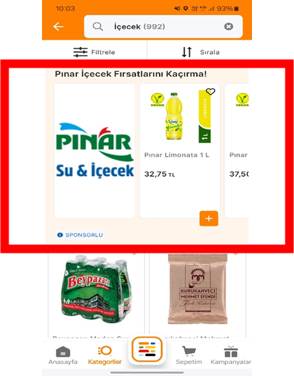 Sponsorlu Ürün Reklamları